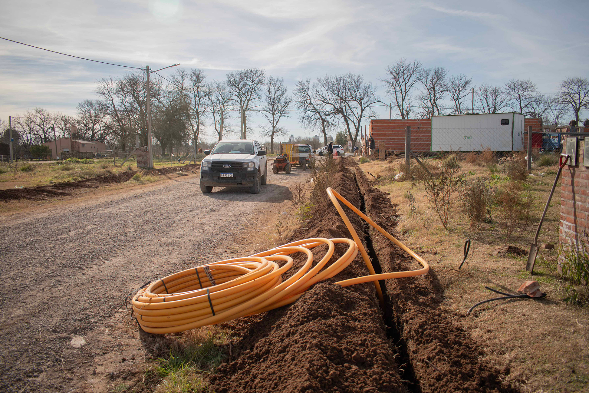 Extensión de Red de Gas Natural en el Loteo Traverso
